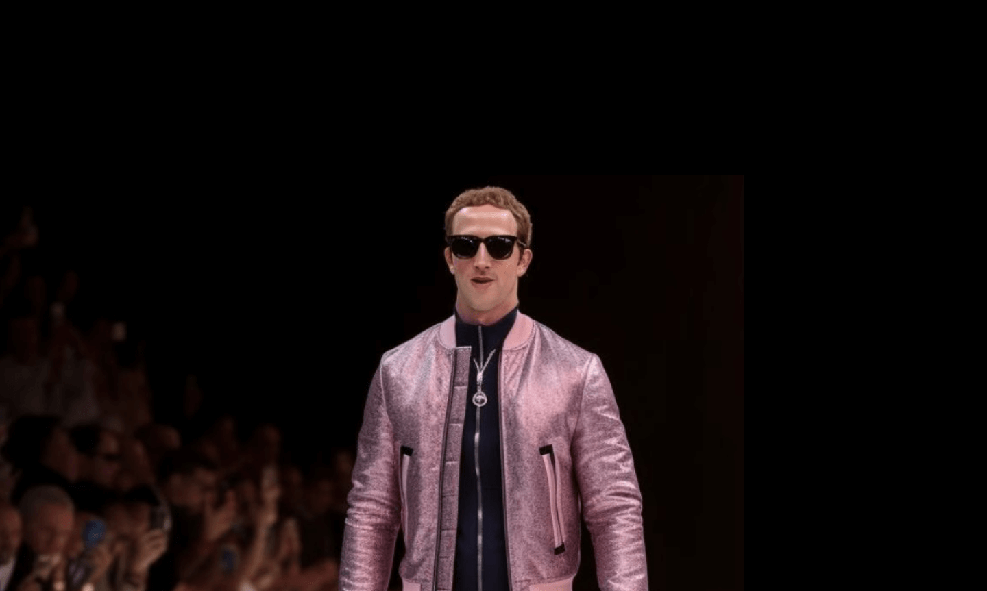 Mark Zuckerberg wears gold cuban link chain