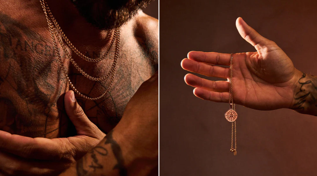 CRAFTD London ネックレス ST MICHAEL PENDANT 2MM ROSE GOLD St Michael Pendant (Rose Gold)