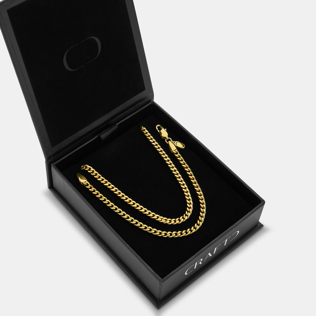 Kubanisches 4-mm-Geschenkset (Gold)