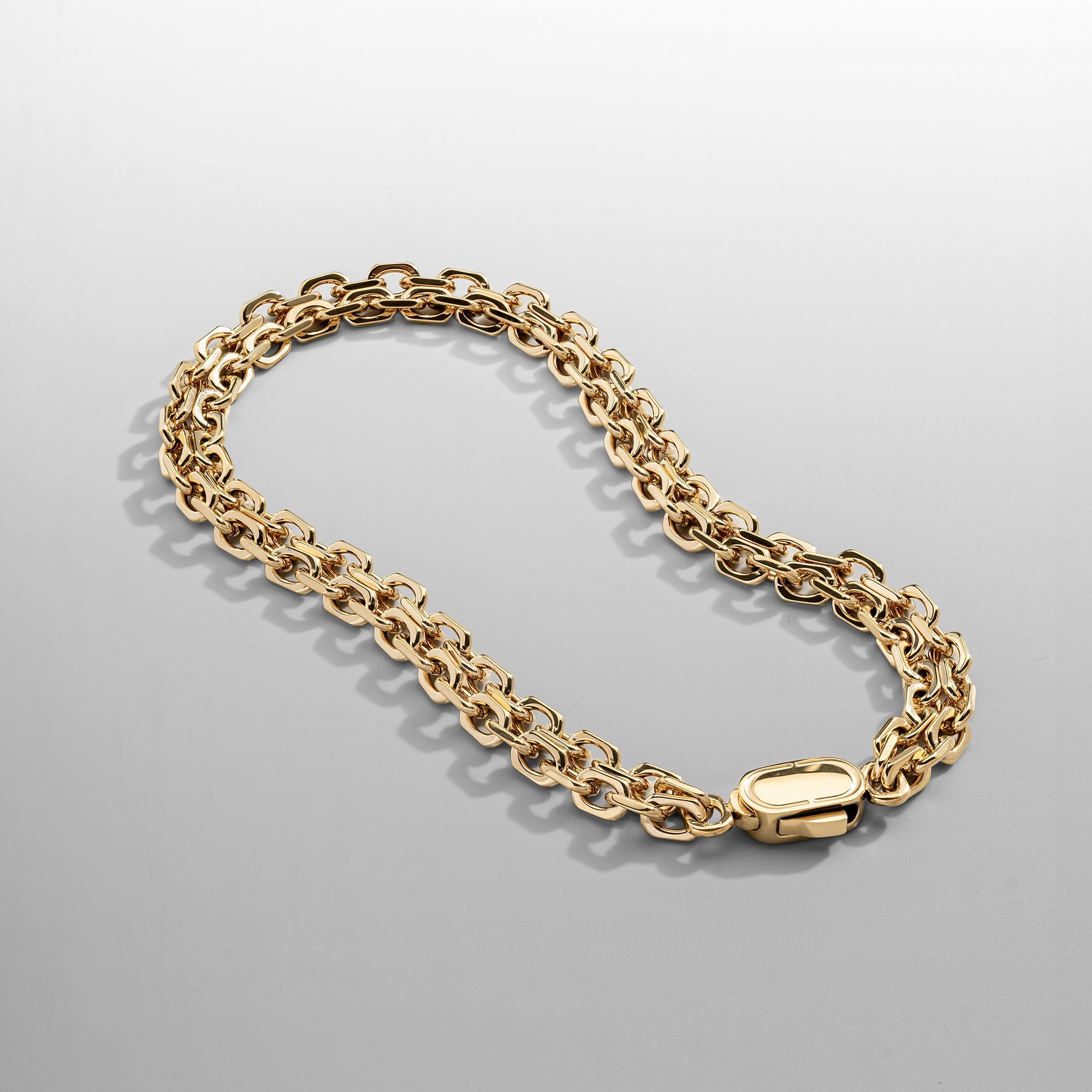Double Belcher Bracelet (Gold) - Main Image