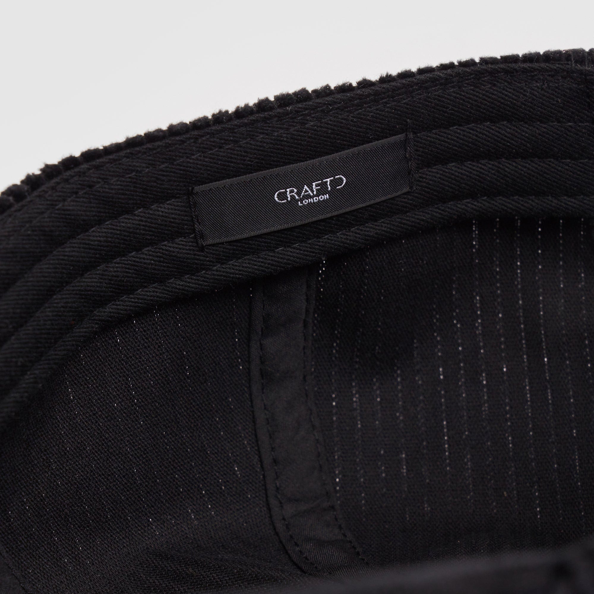 Gentlemen's Club Cap - Cord (Black/Yellow)