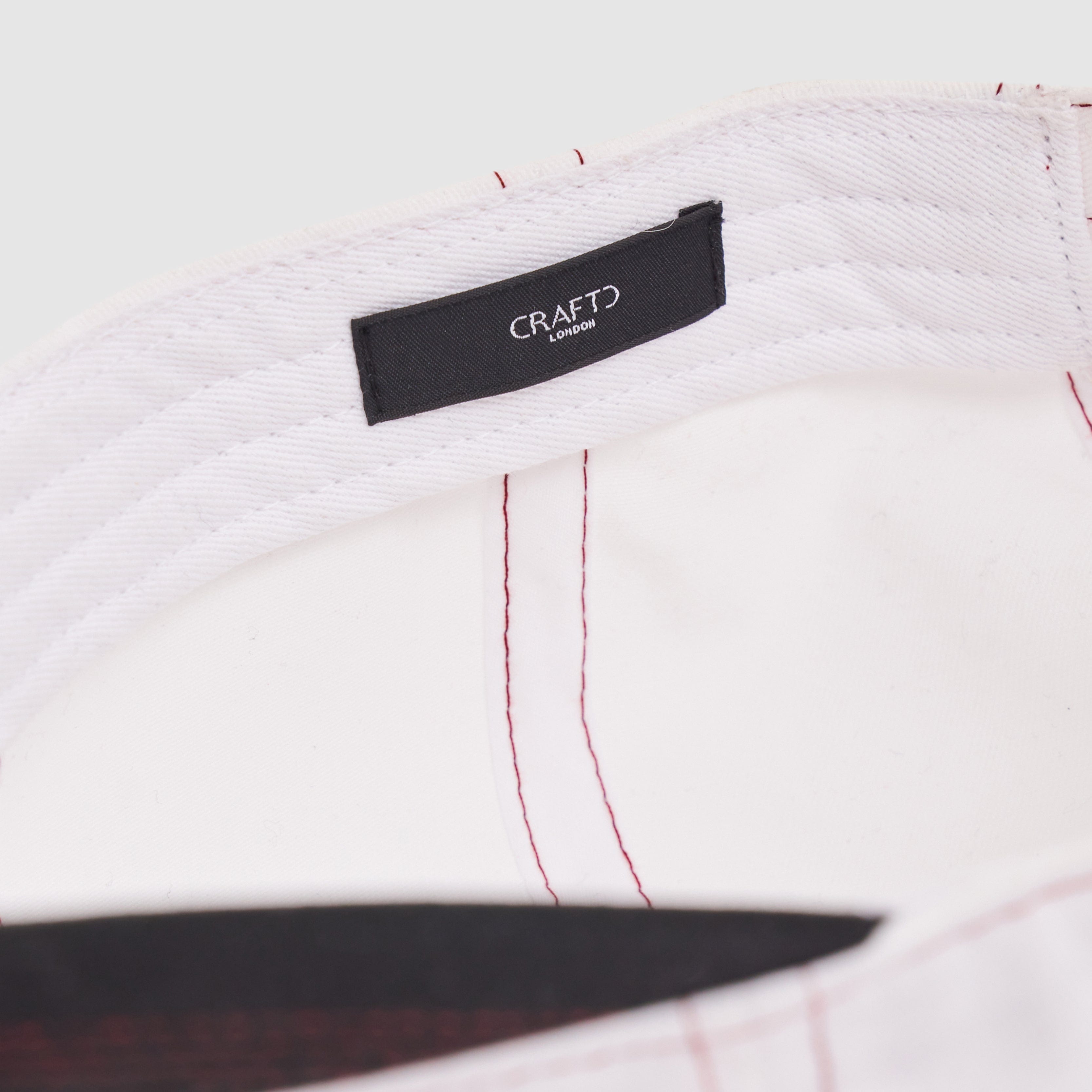 Gentlemen's Club Cap (White/Black)