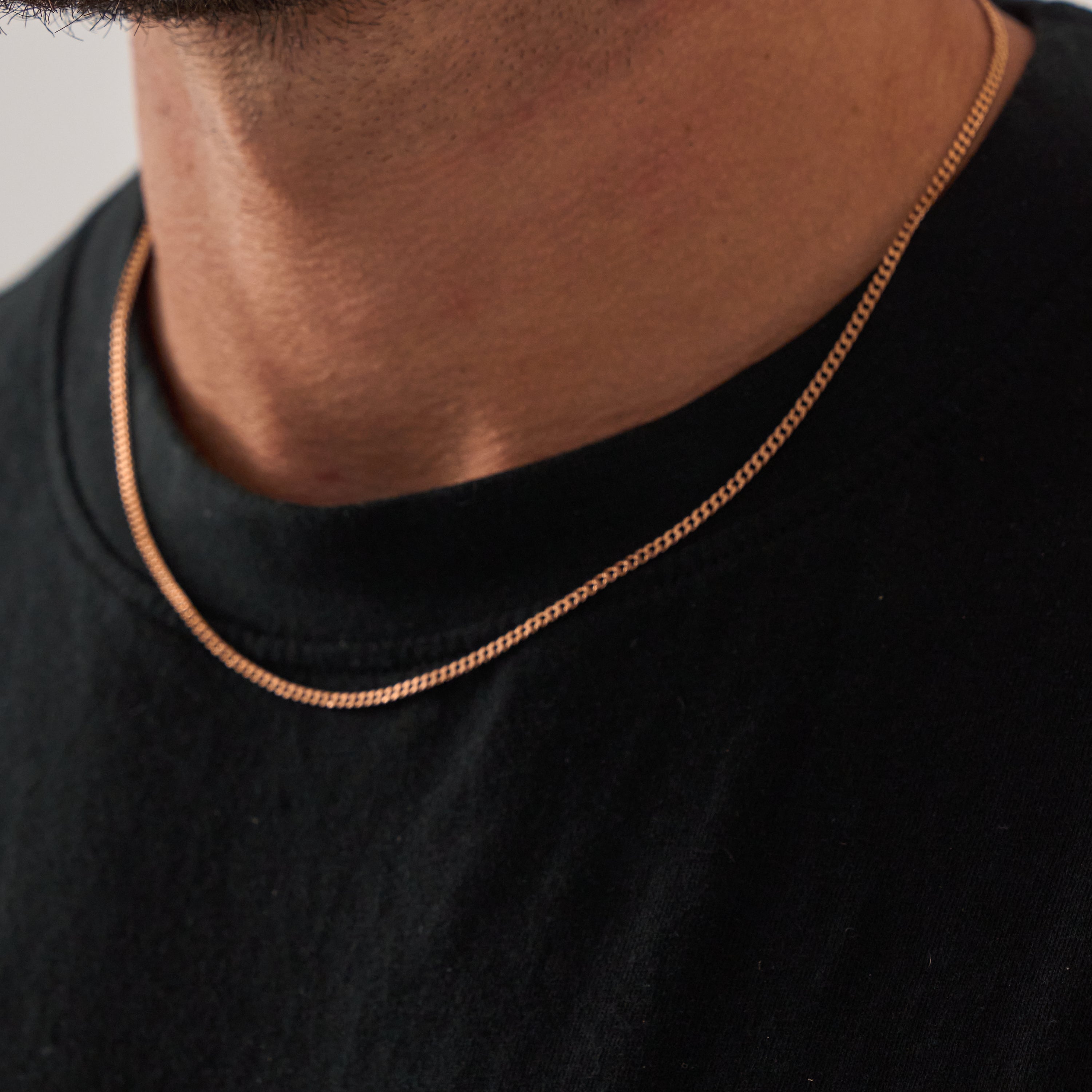 Cuban (Rose Gold) 2mm