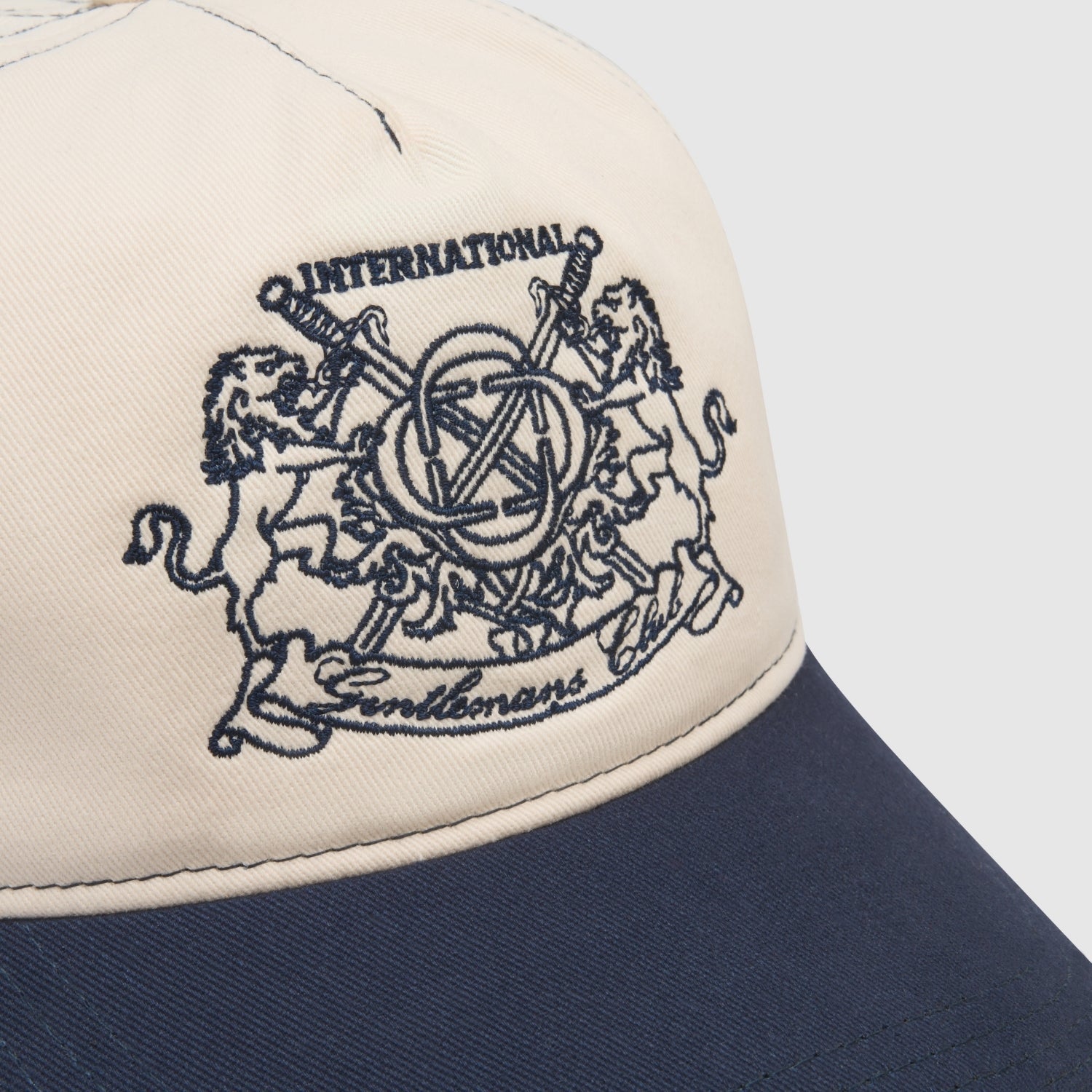 Gentlemen's Club Cap (Cream/Navy)