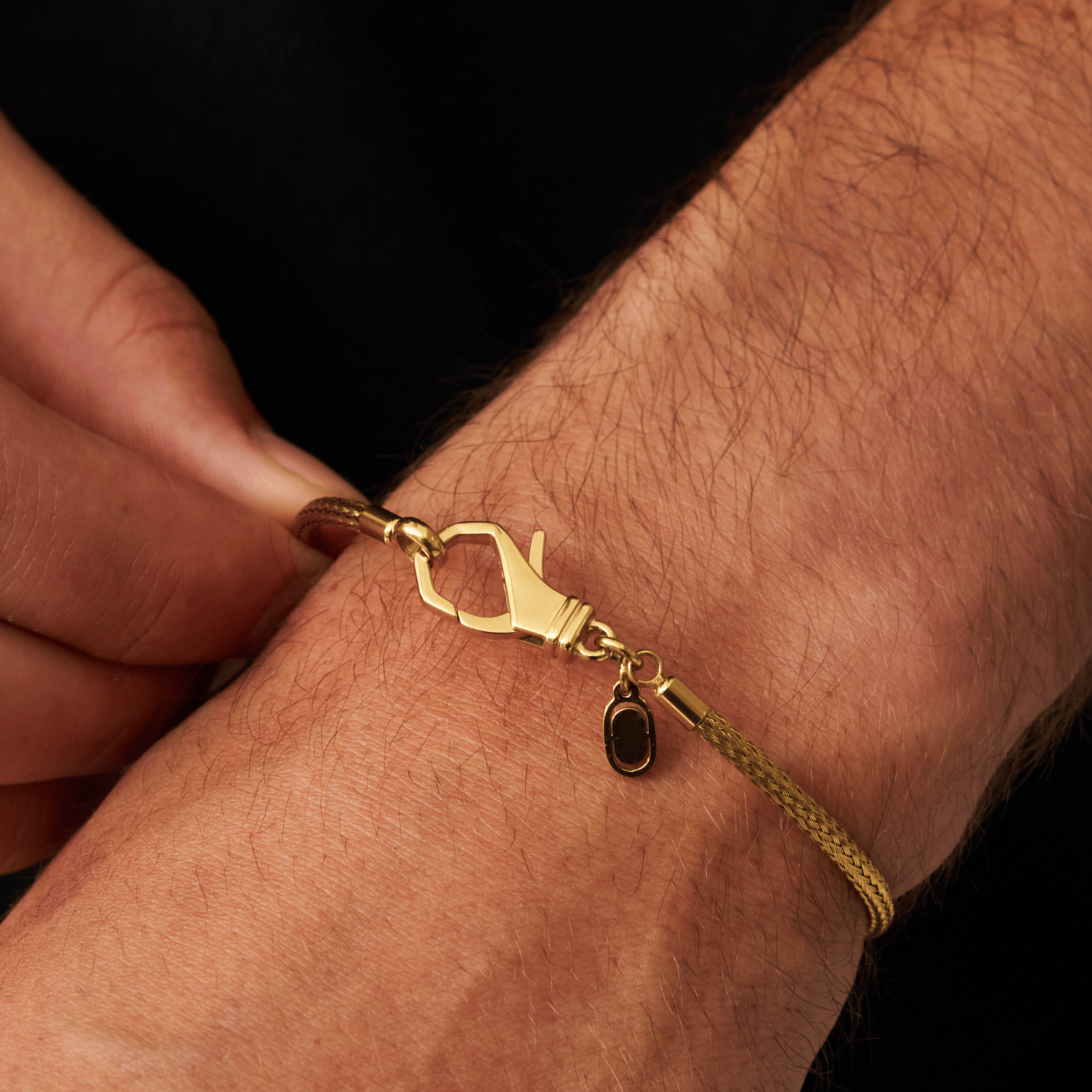 Mikro-Faltenarmband (Gold)