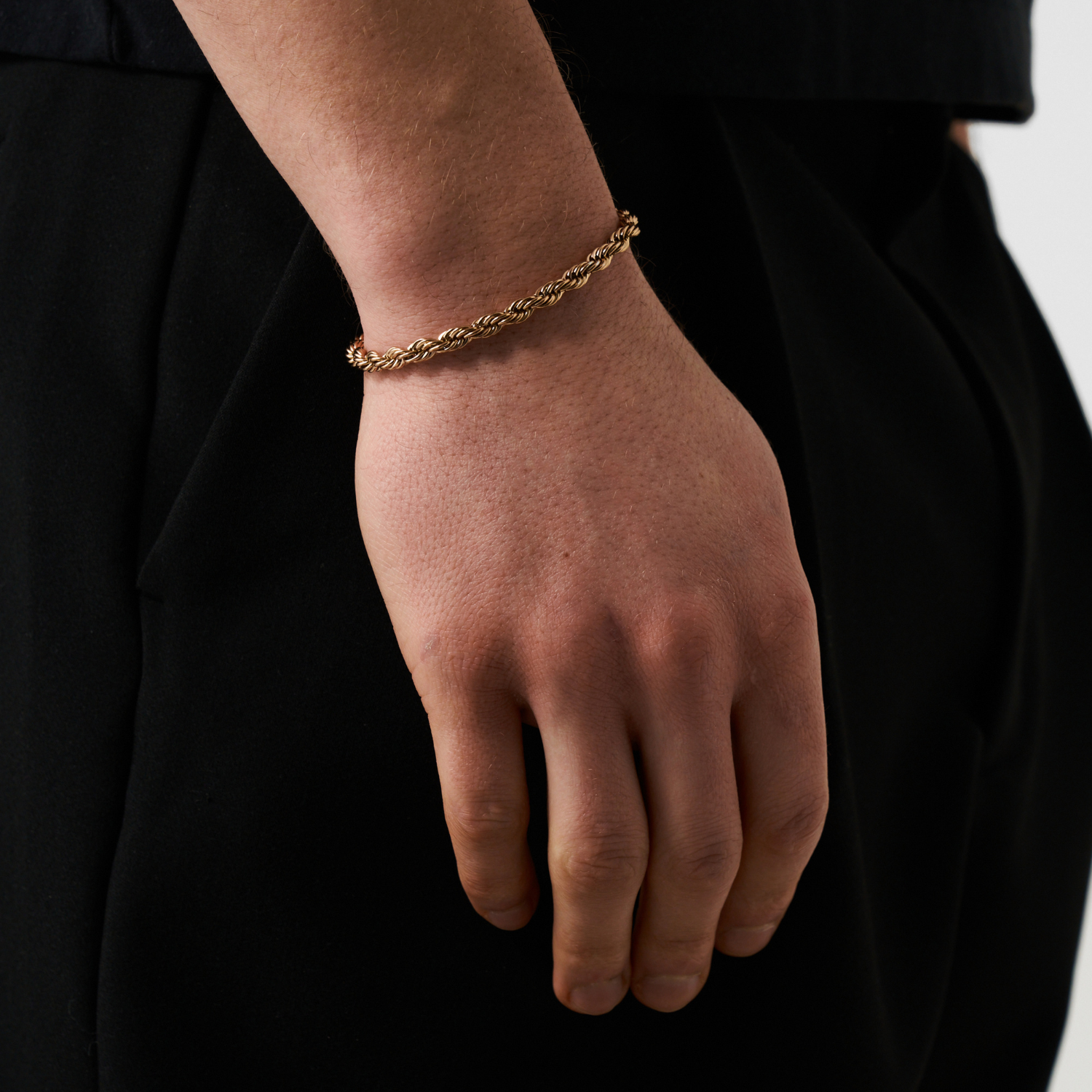 Seilarmband (Roségold) 5 mm