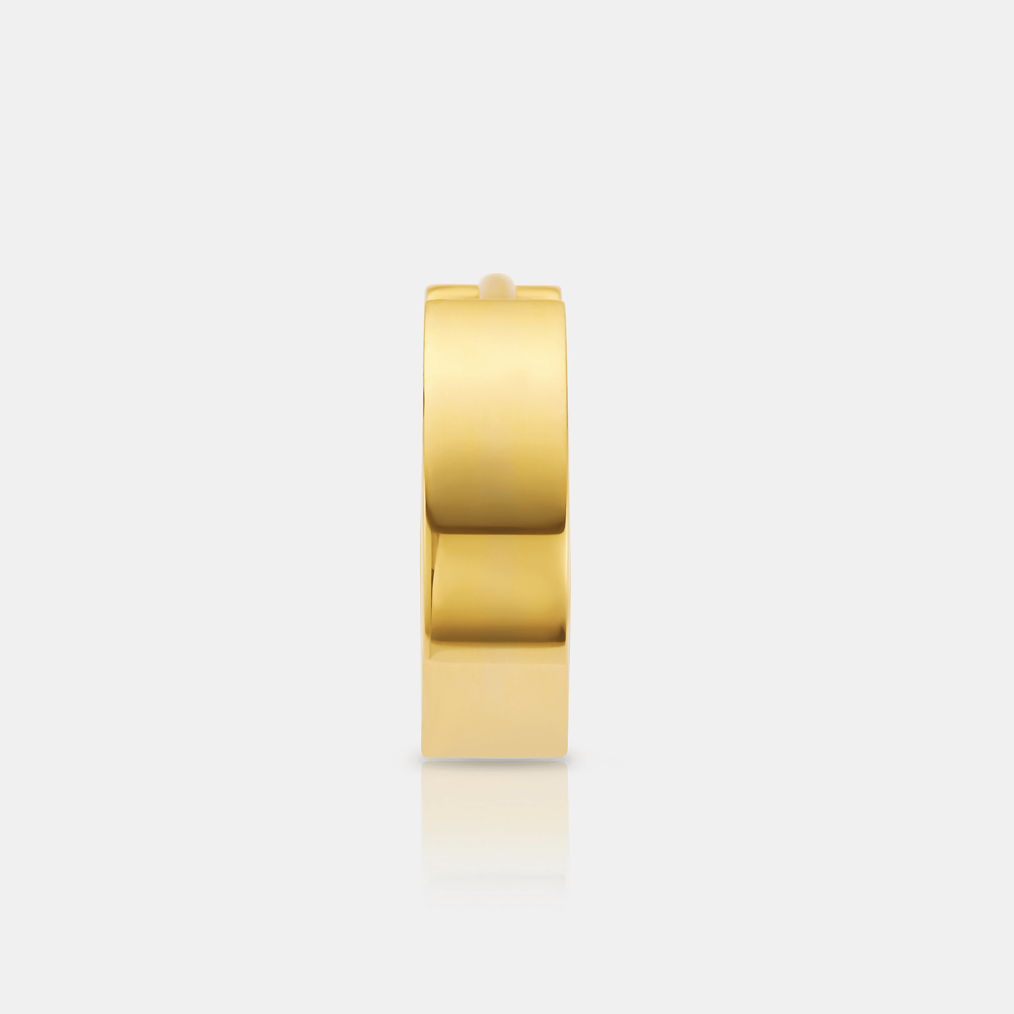 Chunky Hoop Earring (Gold)