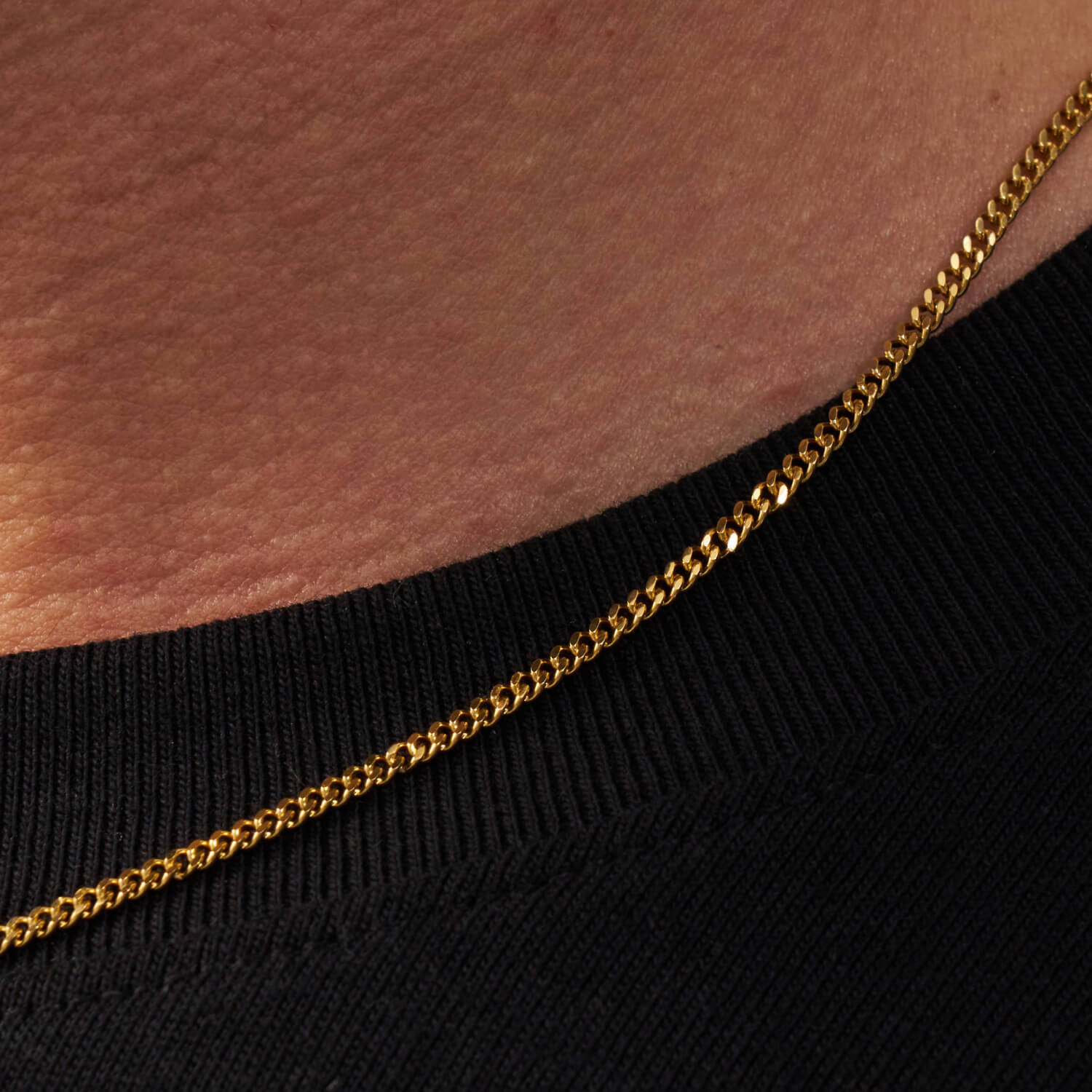 Minimal Curb (Gold) 2mm