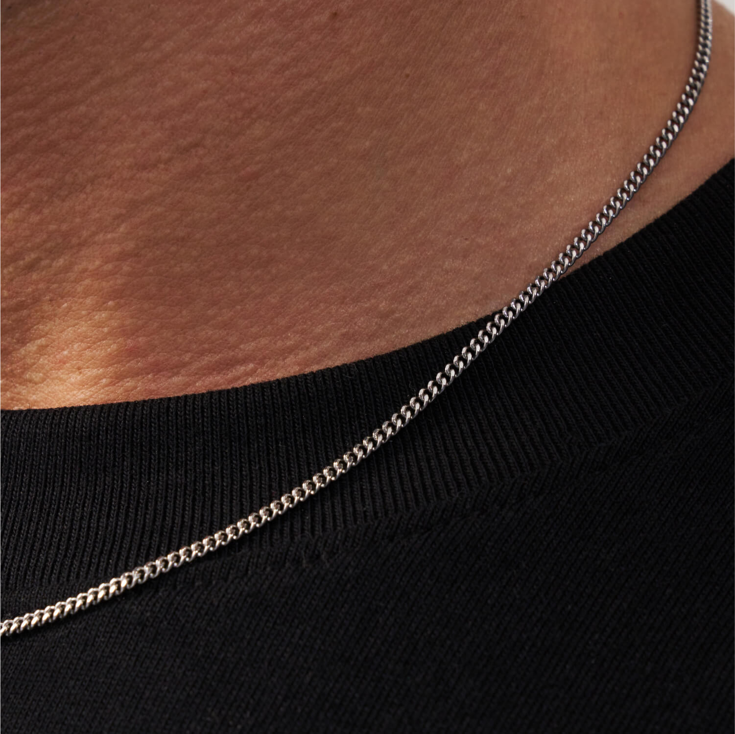 Minimal Curb (Silver) 2mm
