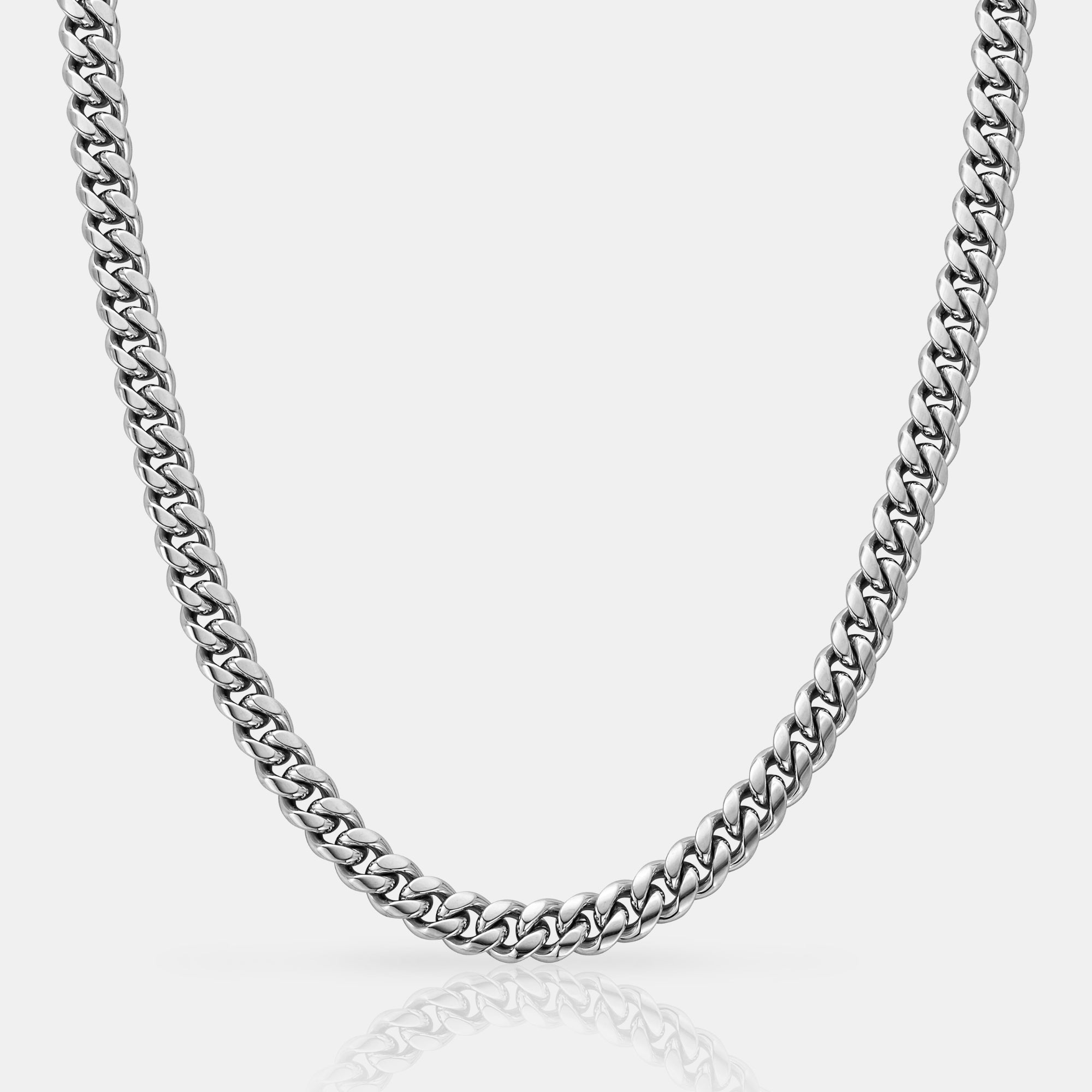 Sterling Silver Cuban Link 6mm Men's Chain