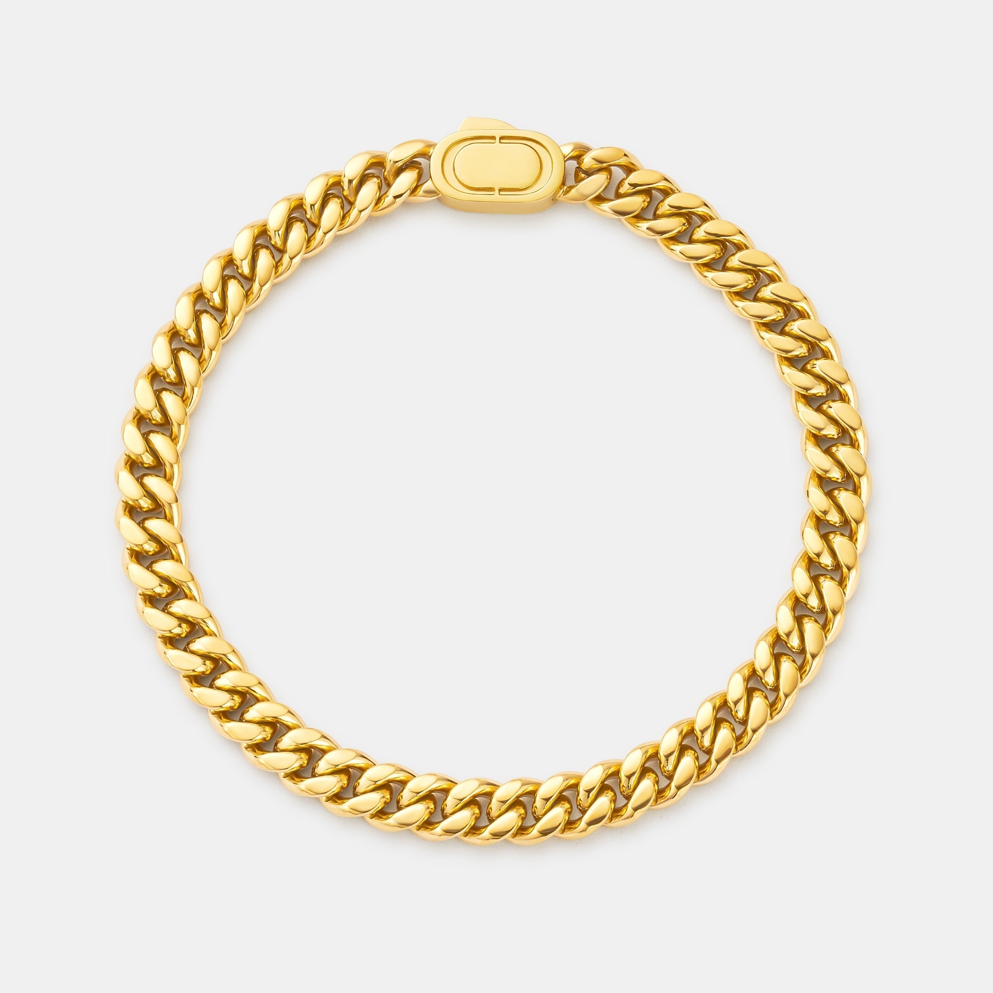Cuban Bracelet (Gold) 6mm