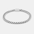 Kubanisches Armband (Silber) 6 mm