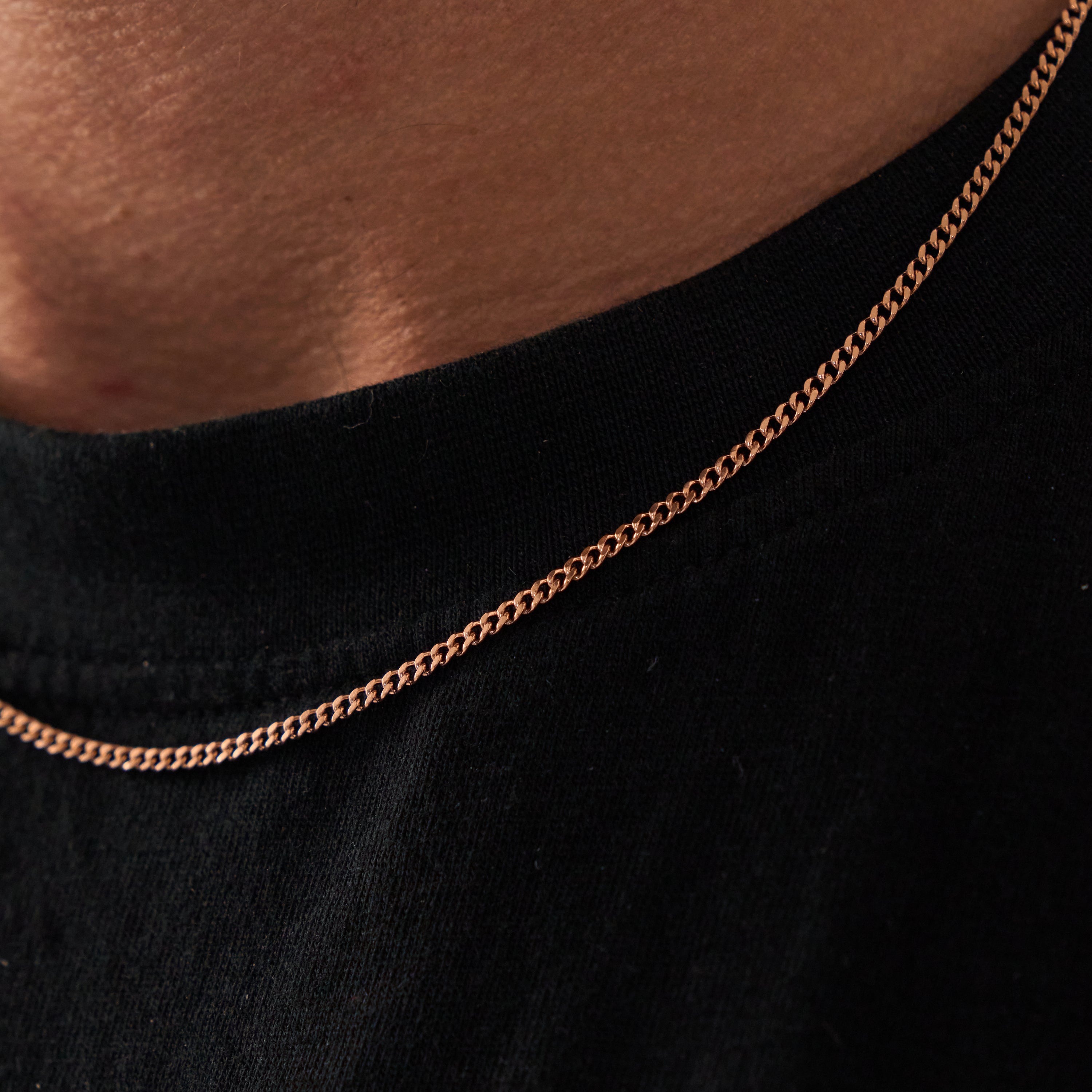 Cuban (Rose Gold) 2mm