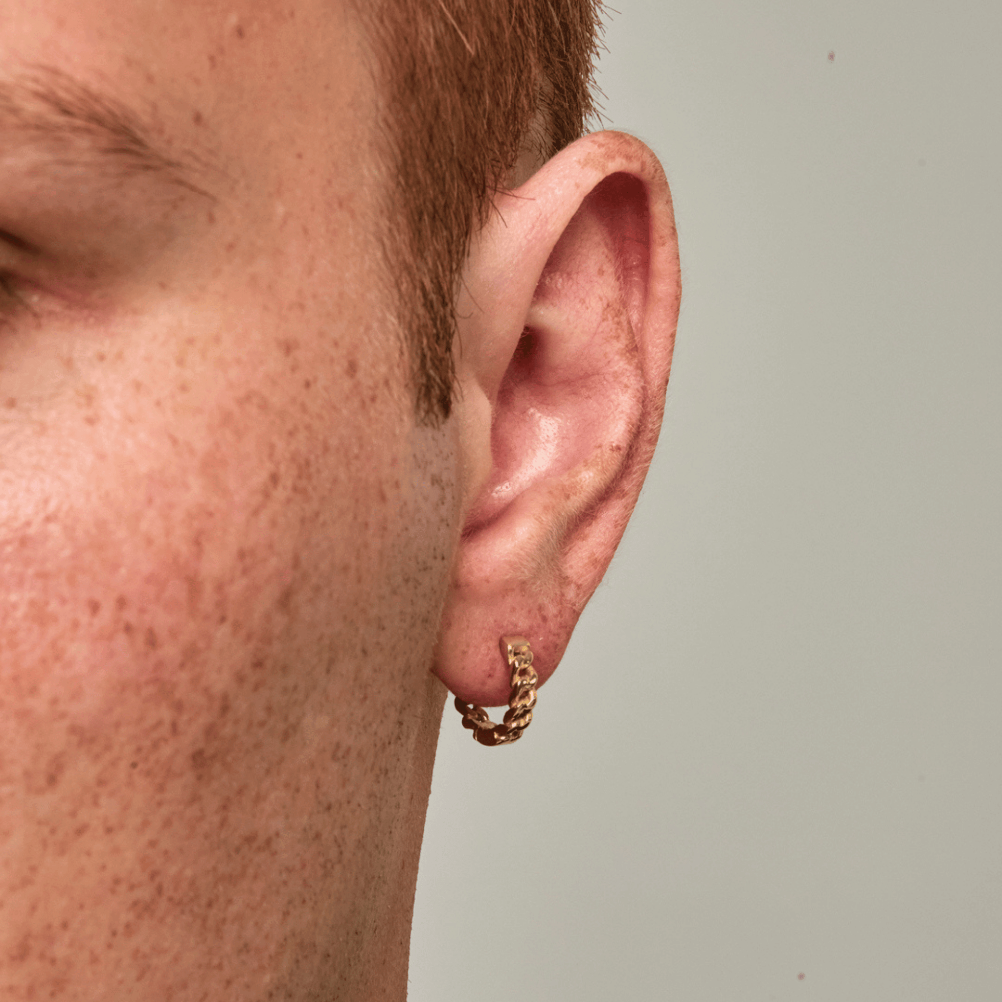 Cuban Hoop Earring (Gold)