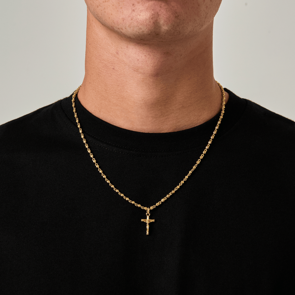 Rosary Crucifix (Gold)