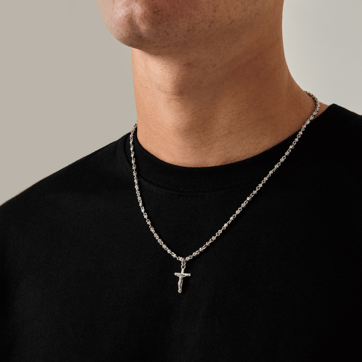 Rosary Crucifix (Silver)