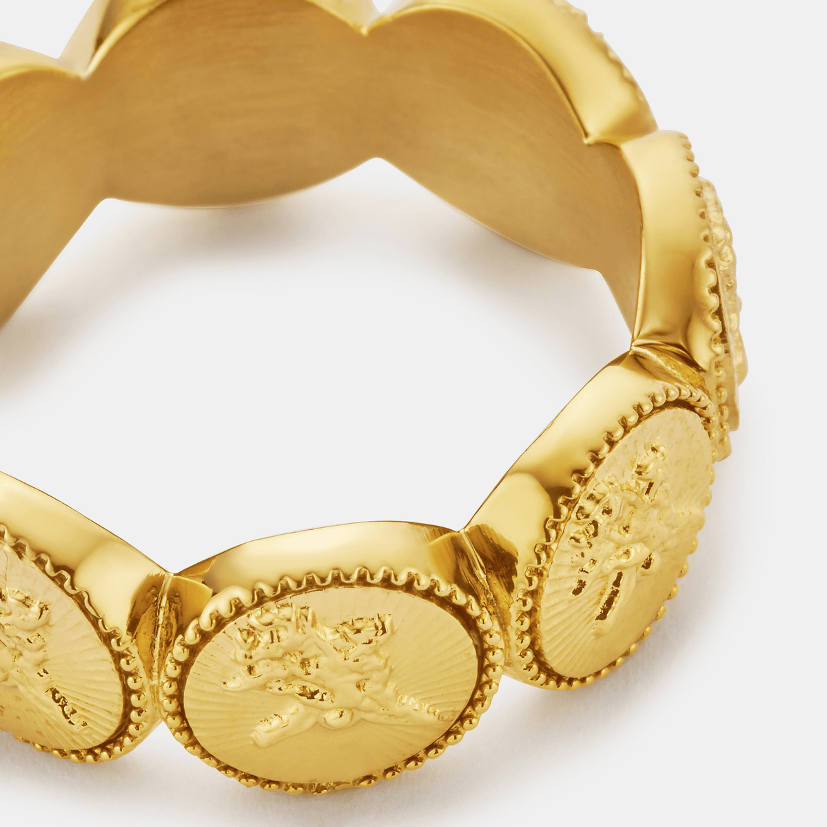 St Michael Band Ring (Gold)
