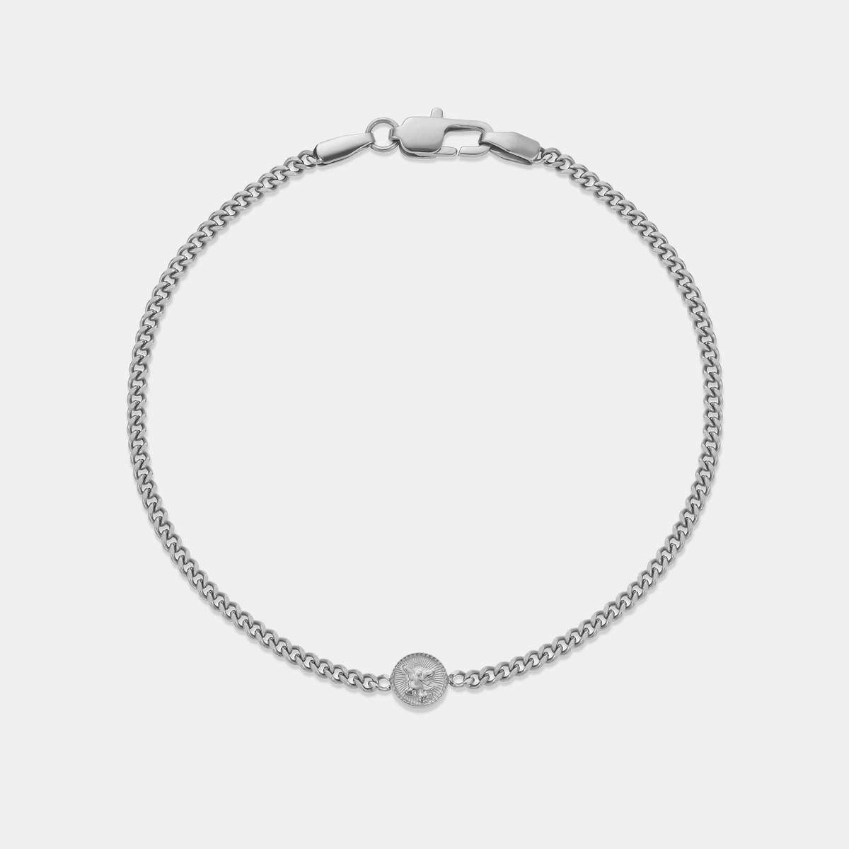 St Michael Bracelet (Silver) 2mm