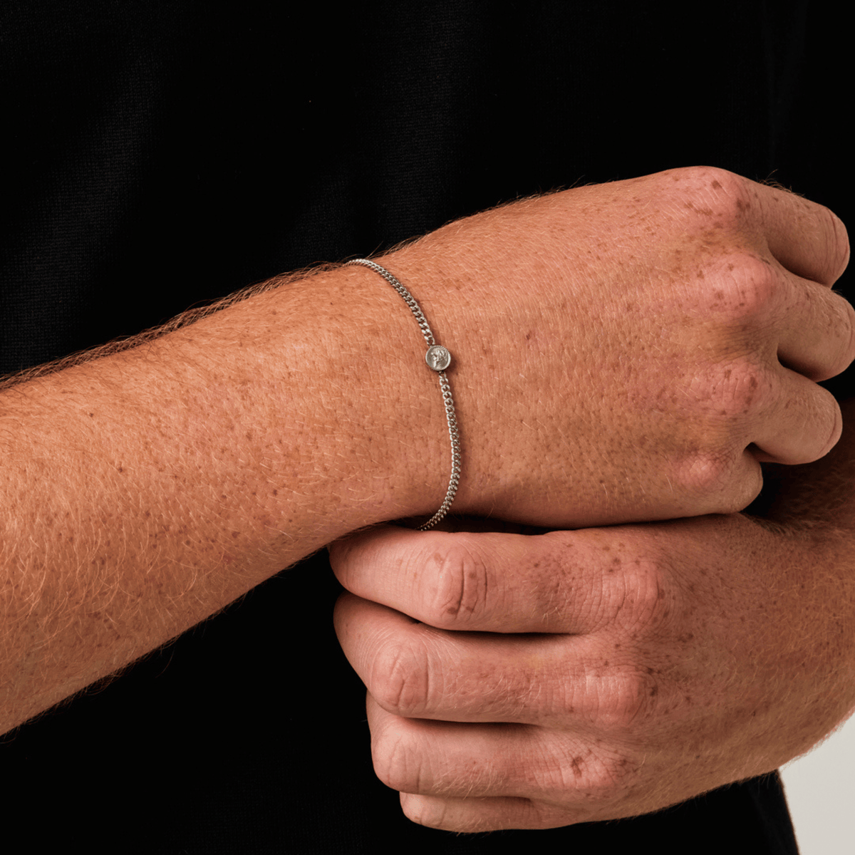 St Michael Bracelet (Silver) 2mm