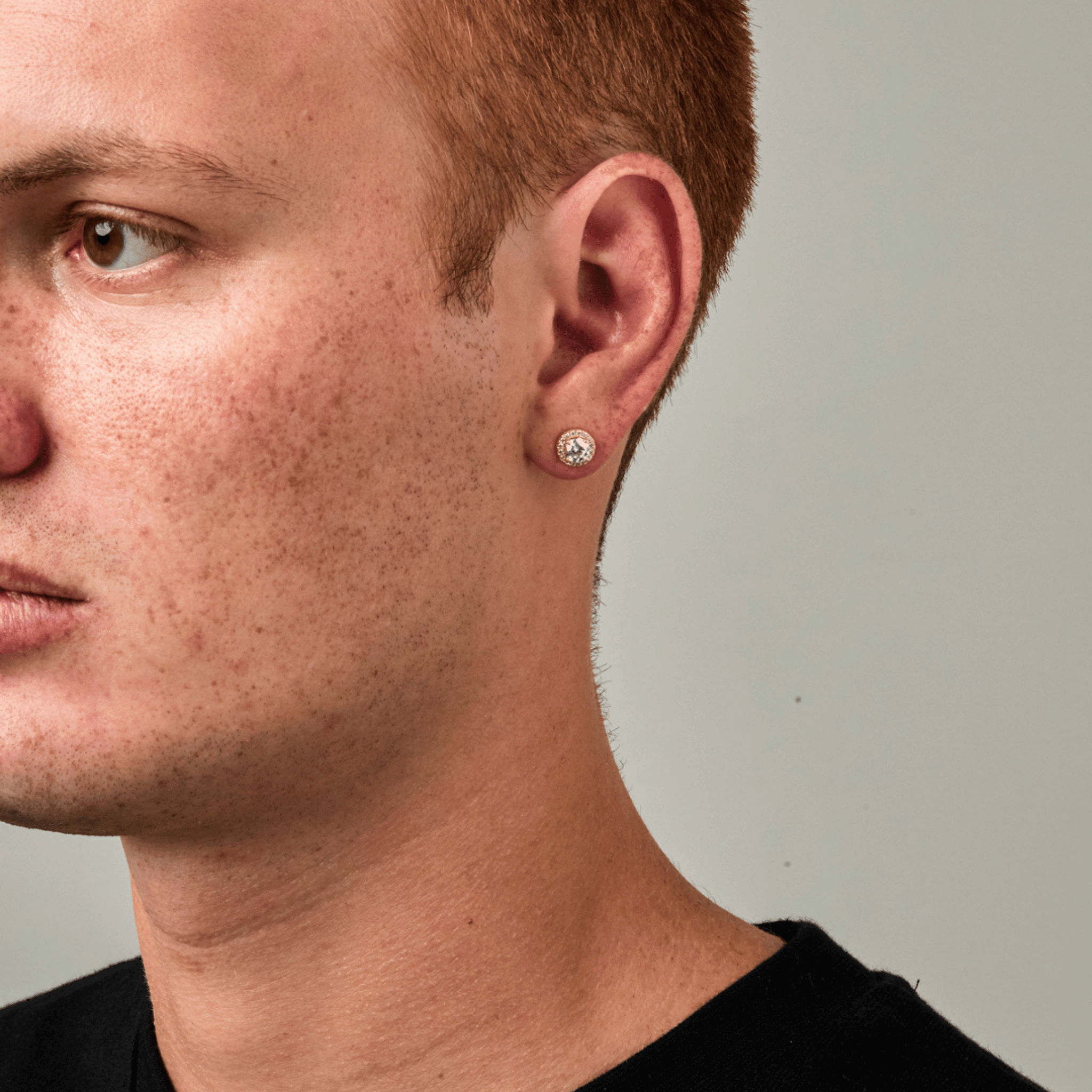 Small Diamond Stud Earring (Gold)