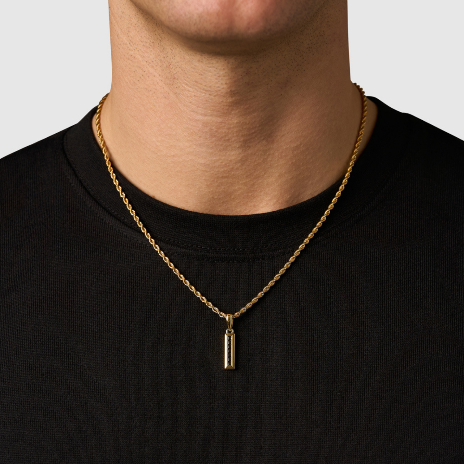 Mini Onyx Stone Totem (Gold)