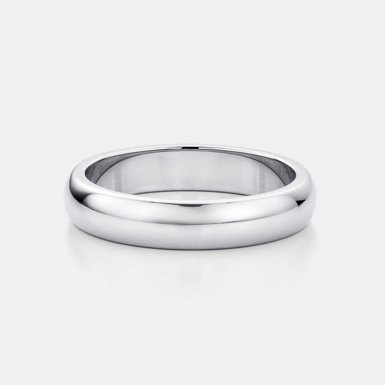 Runder Bandring (Silber) 5 mm