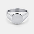 Round Signet Ring (Silver)
