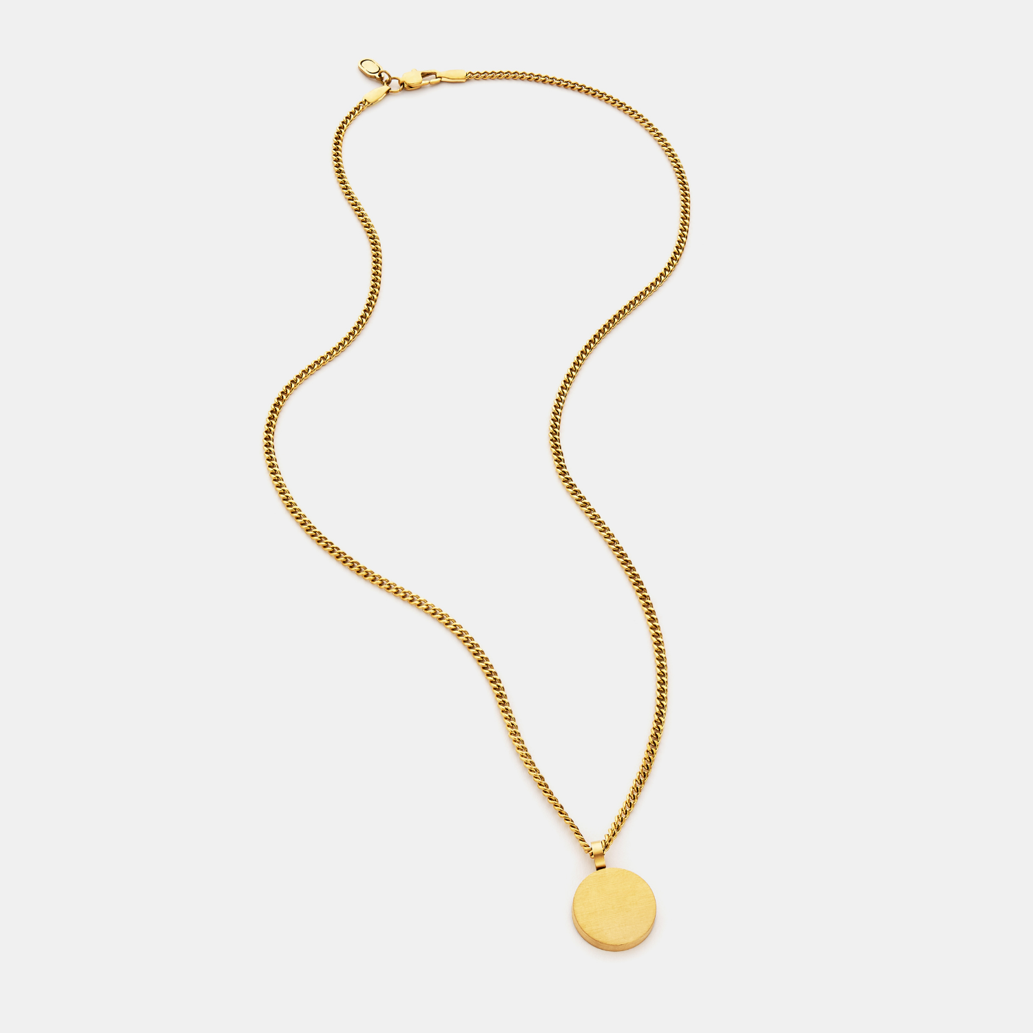 Round Totem Pendant (Gold)