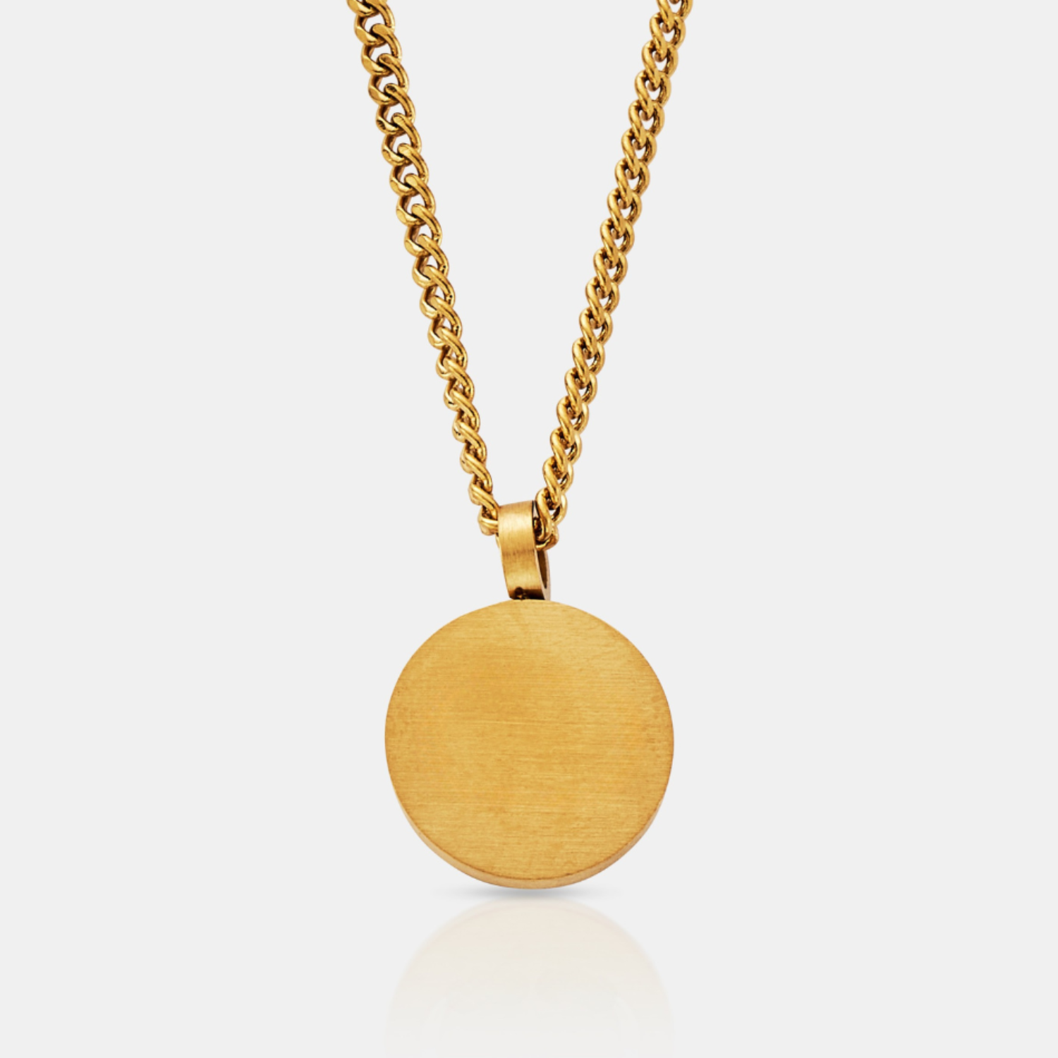 Round Totem Pendant (Gold)