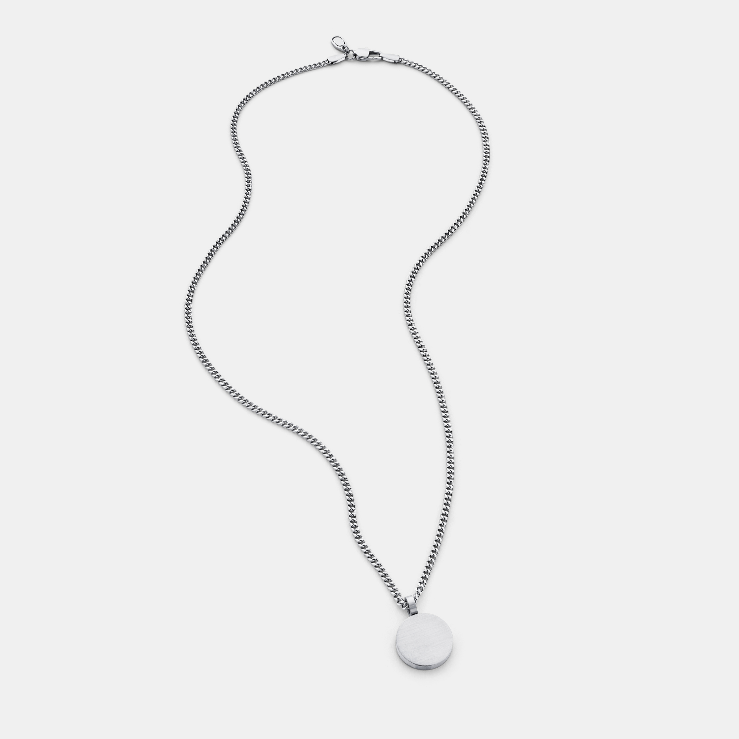 Pendentif Totem Rond (Argent)