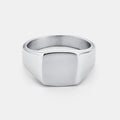 Square Signet Ring (Silver)