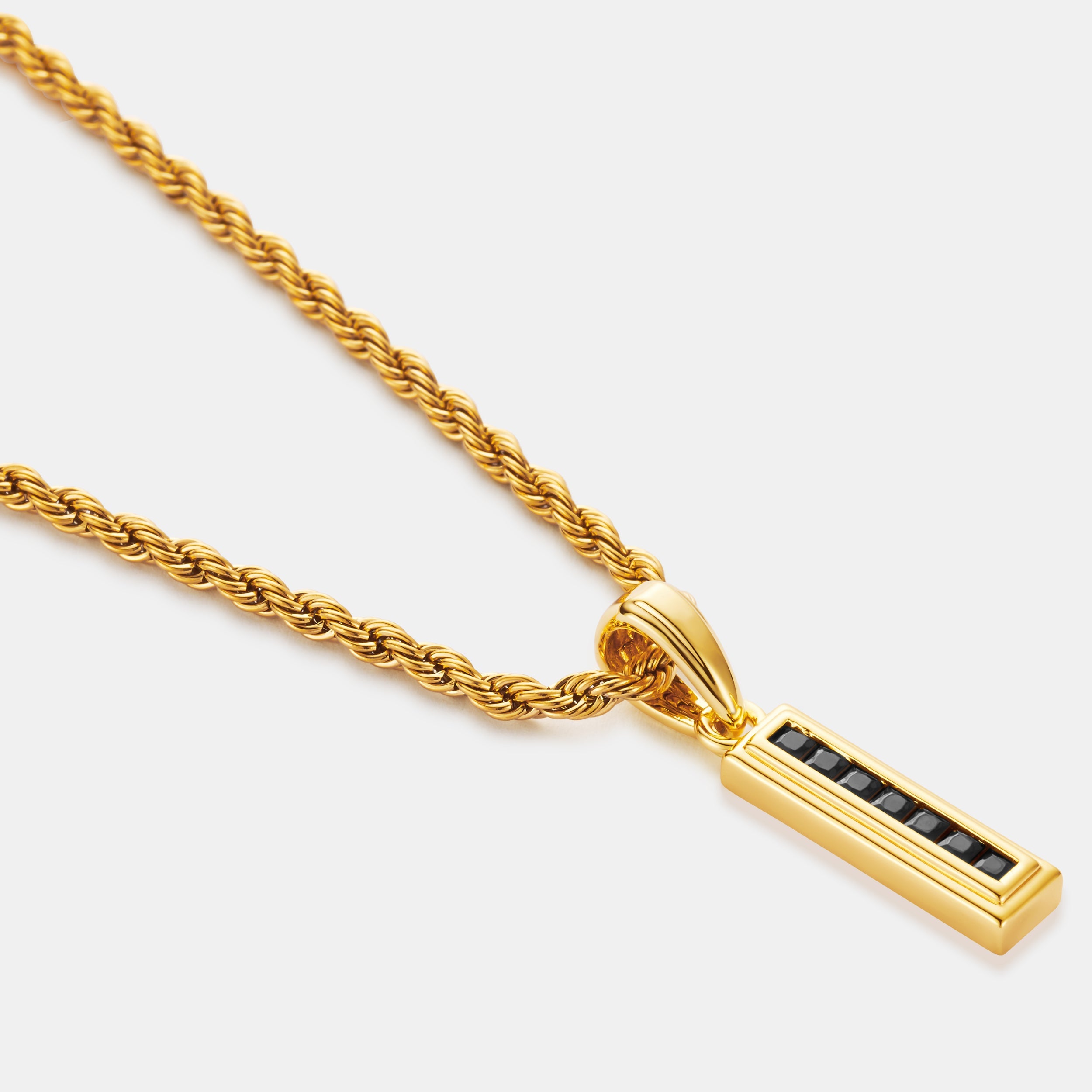 Mini Onyx Stone Totem (Gold)