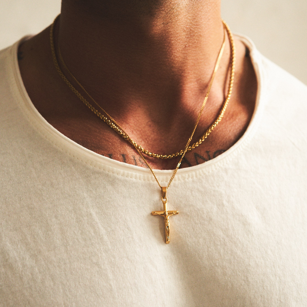 Crucifix Set (Gold)