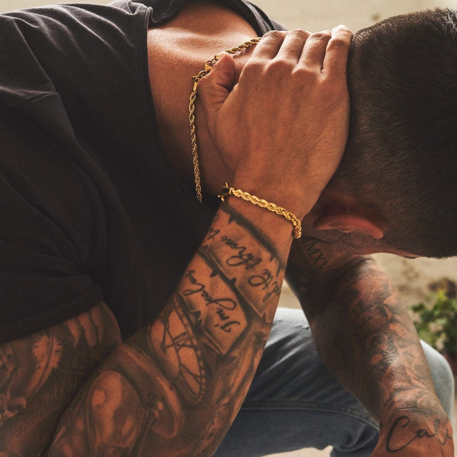 Rope Bracelet (Gold) 5mm