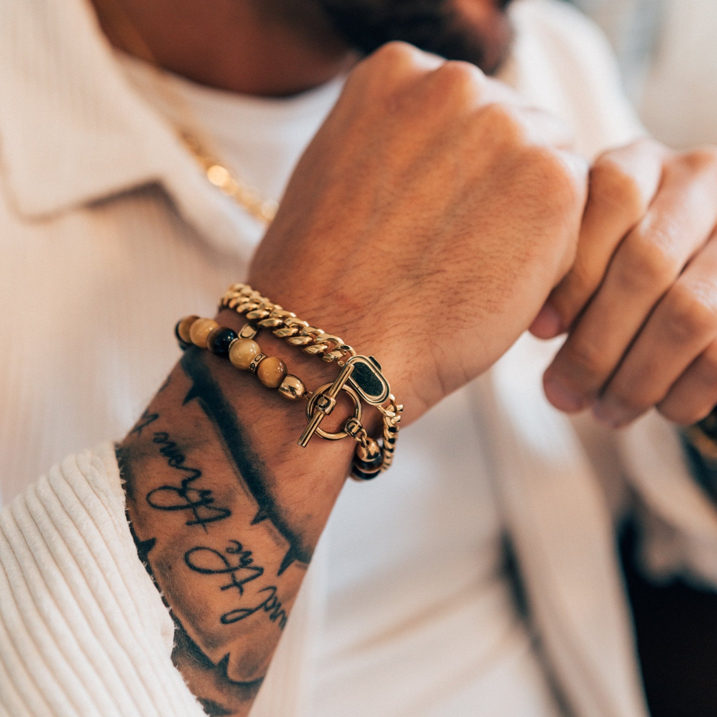 Cuban Bracelet (Gold) 8mm