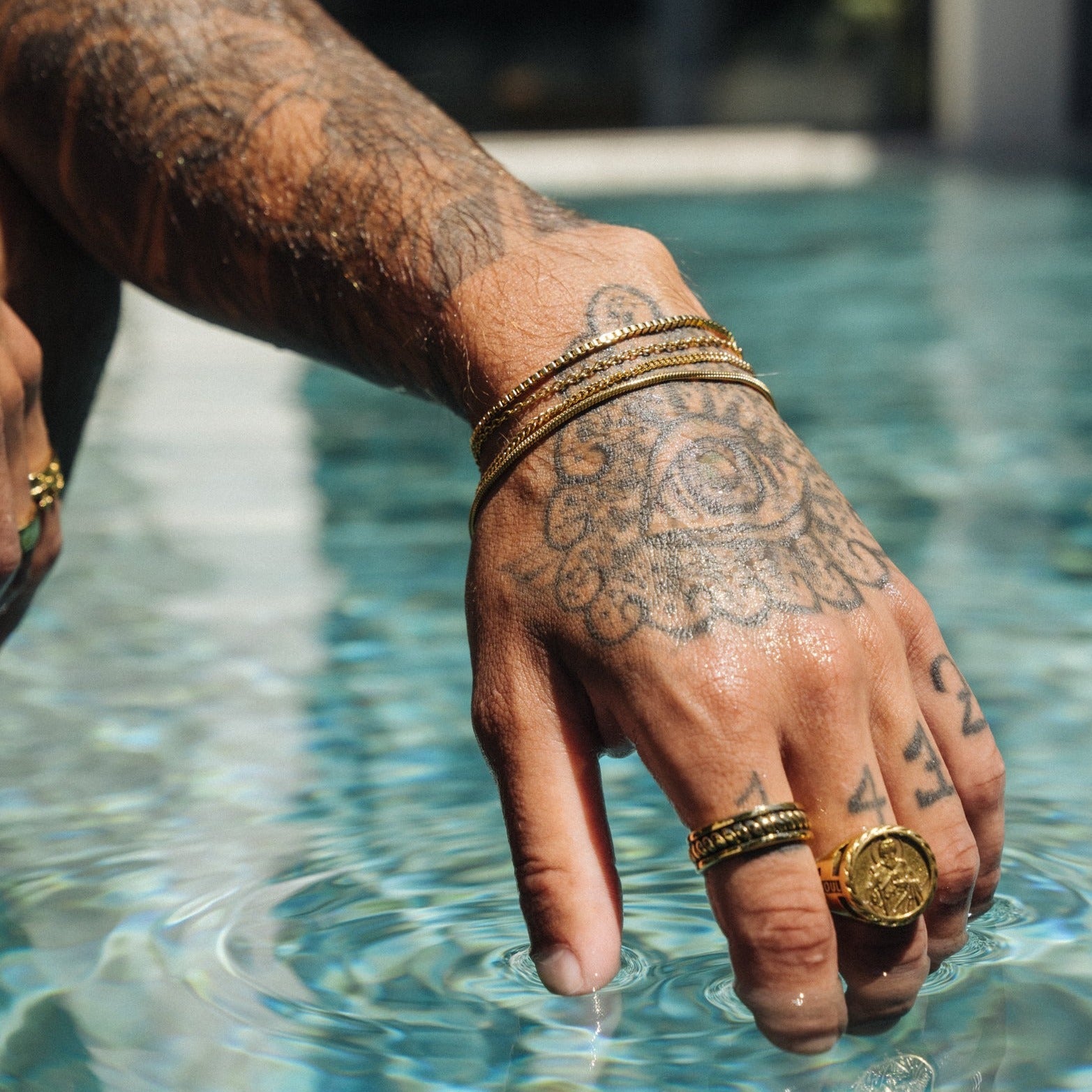 Connell-Armband (Gold) 2 mm