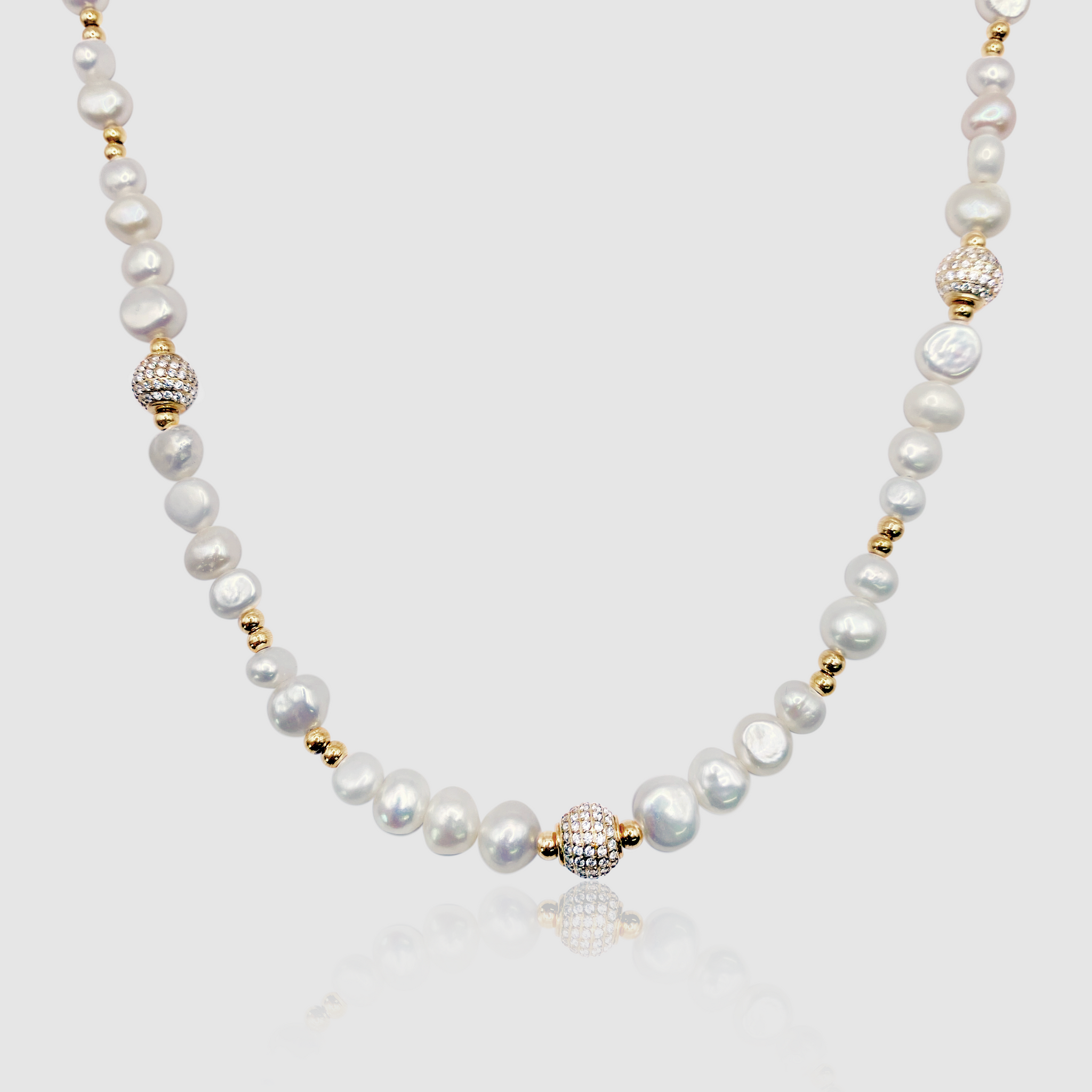 Iced necklace gold hotsell