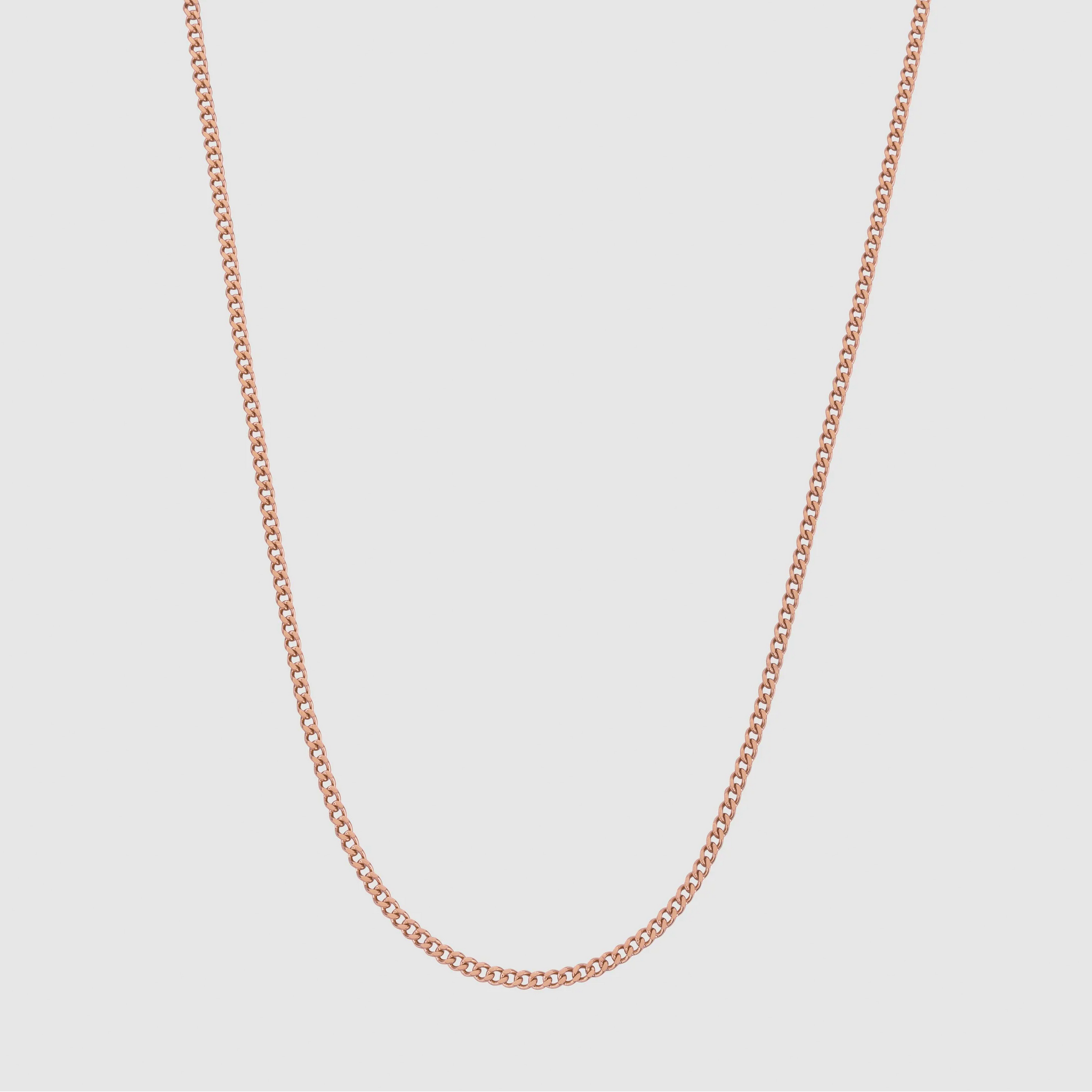 送料税込【CRAFTD London】Connell Chain RoseGold 2mm☆国内発 送料税込【CRAFTD London】Connell Chain RoseGold 2mm☆国内発
