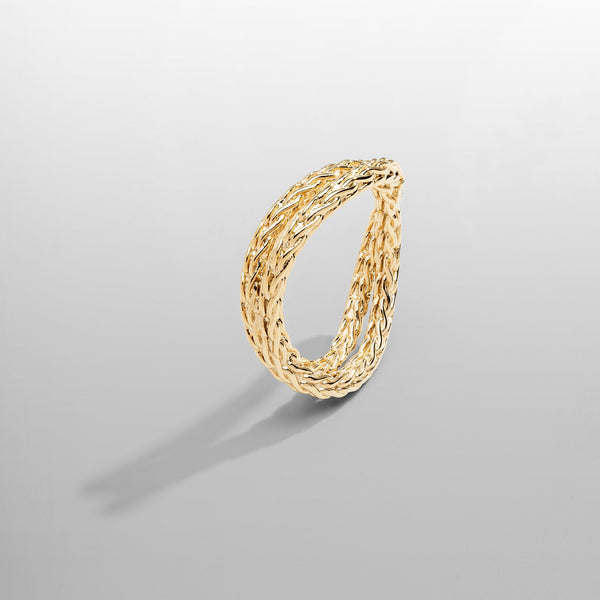 『CRAFTD London』Rope Ring Silver リング Rope Ring (Silver)