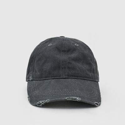 Distressed Cap (Washed Black)