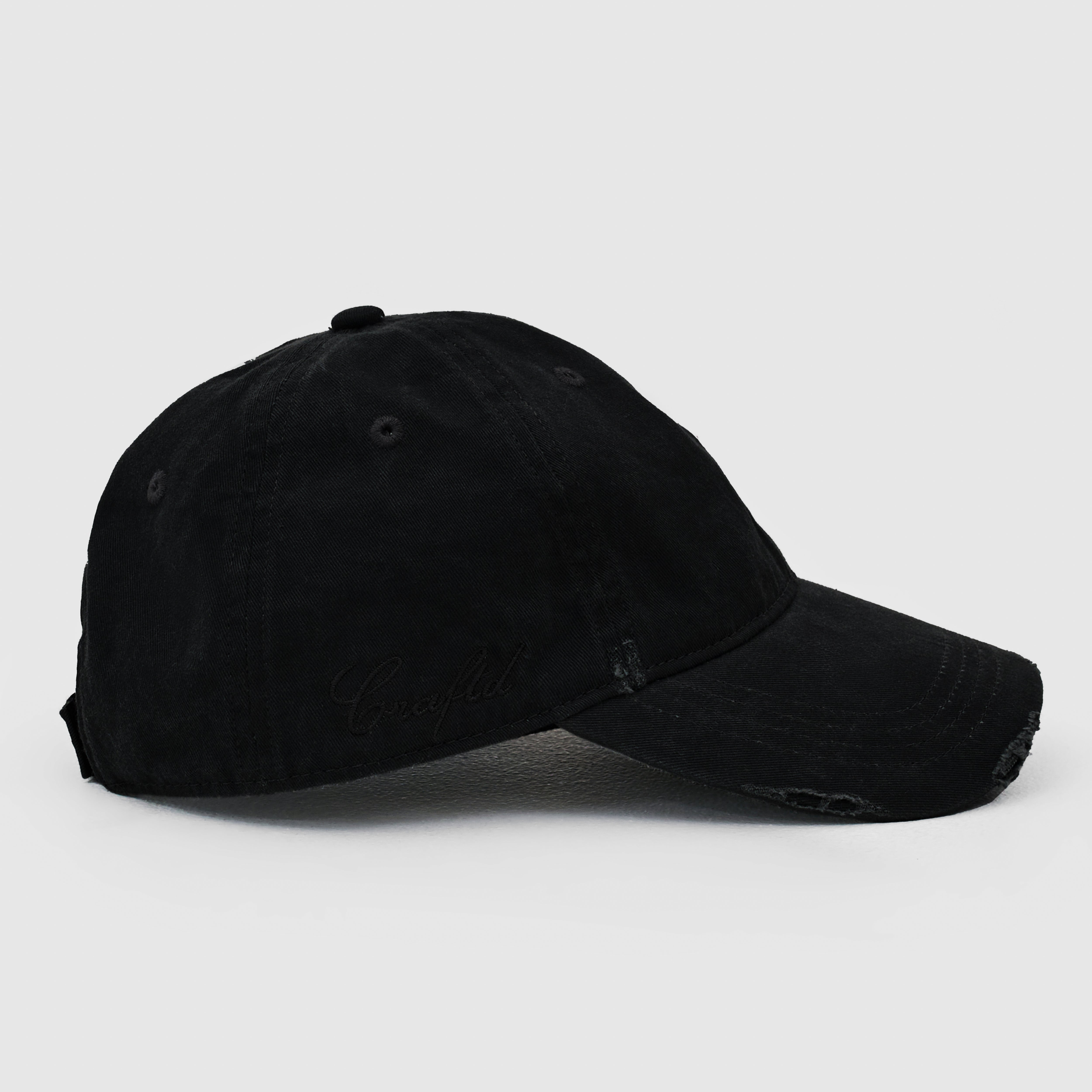 Distressed Cap (Black)