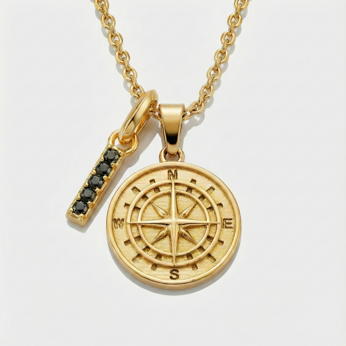 Build Your Own Pendant (Gold) | Onyx Stone