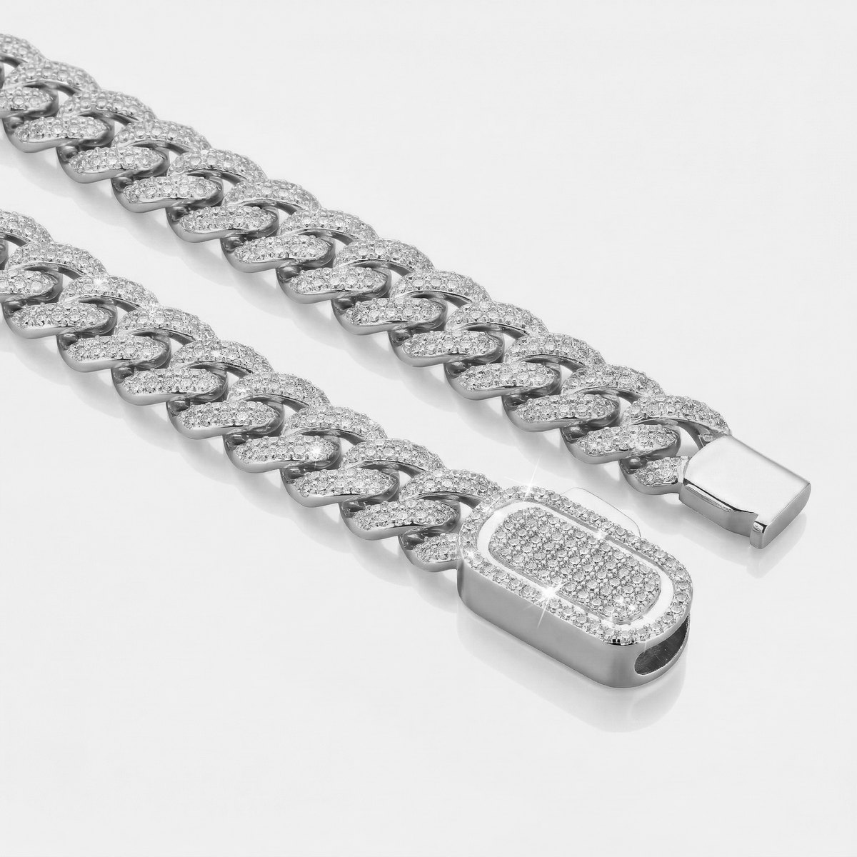 Iced Cuban Chain (Silver) 10mm
