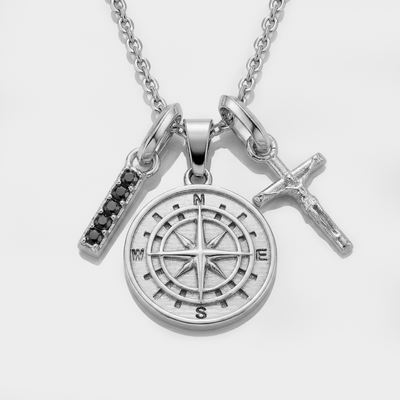 Build Your Own Pendant (Silver) | Onyx Stone