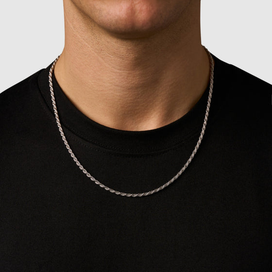 Rope (Silver) 3mm | Sterling Silver