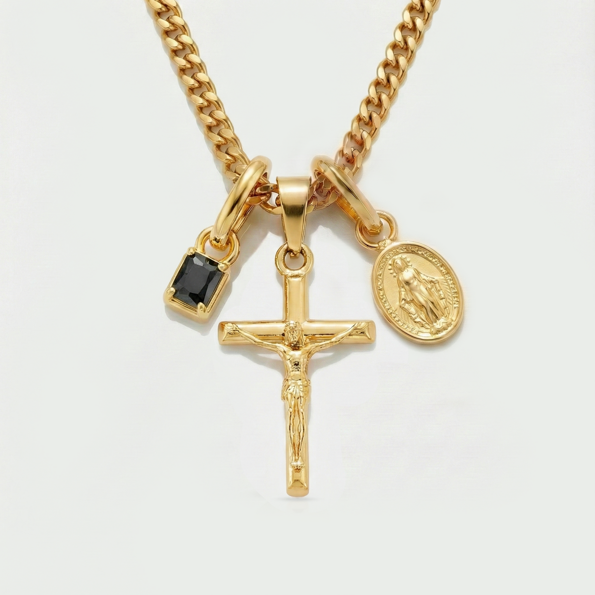 Build Your Own Pendant (Gold) | Onyx Stone