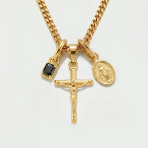 Build Your Own Pendant (Gold) | Onyx Stone