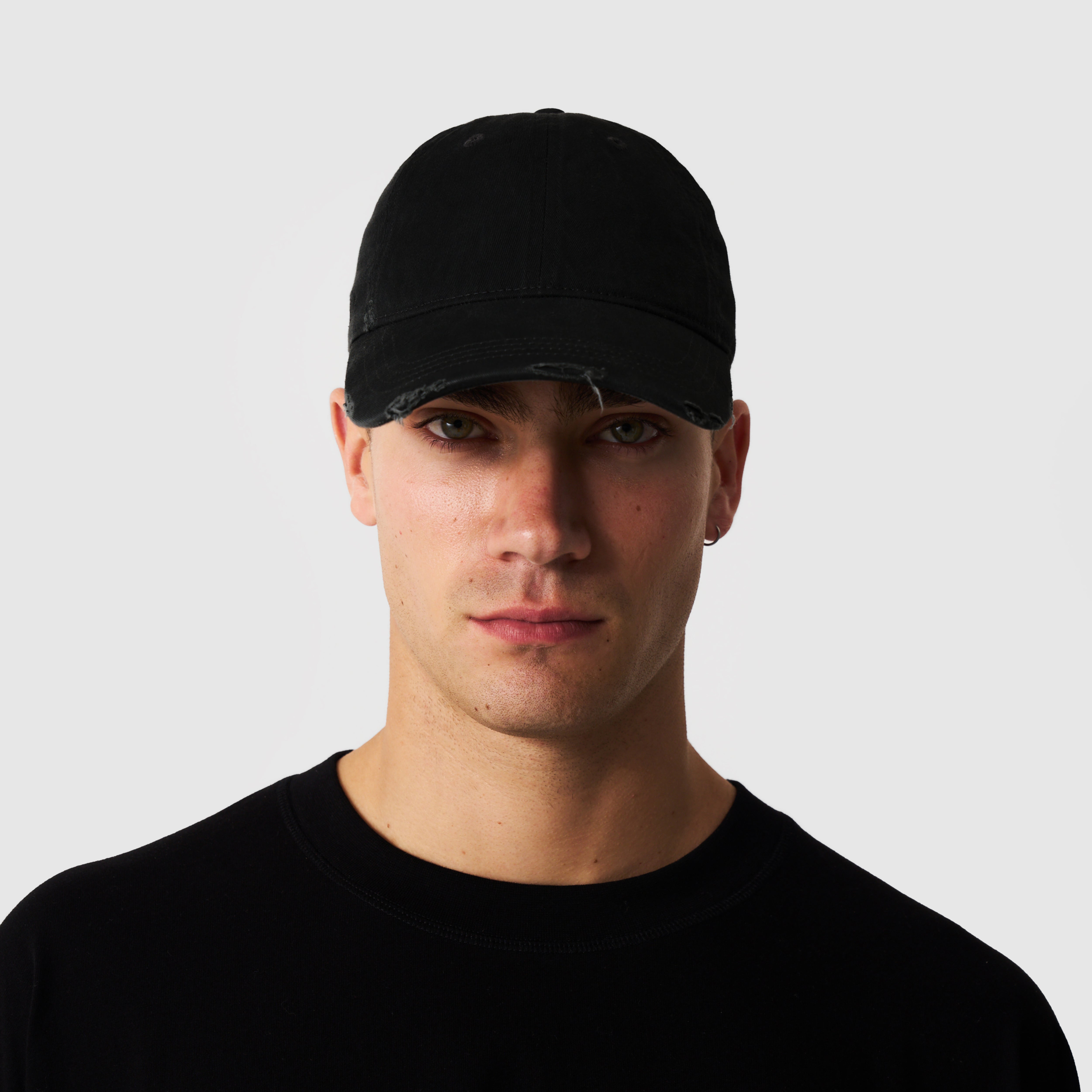 Distressed Cap (Black)