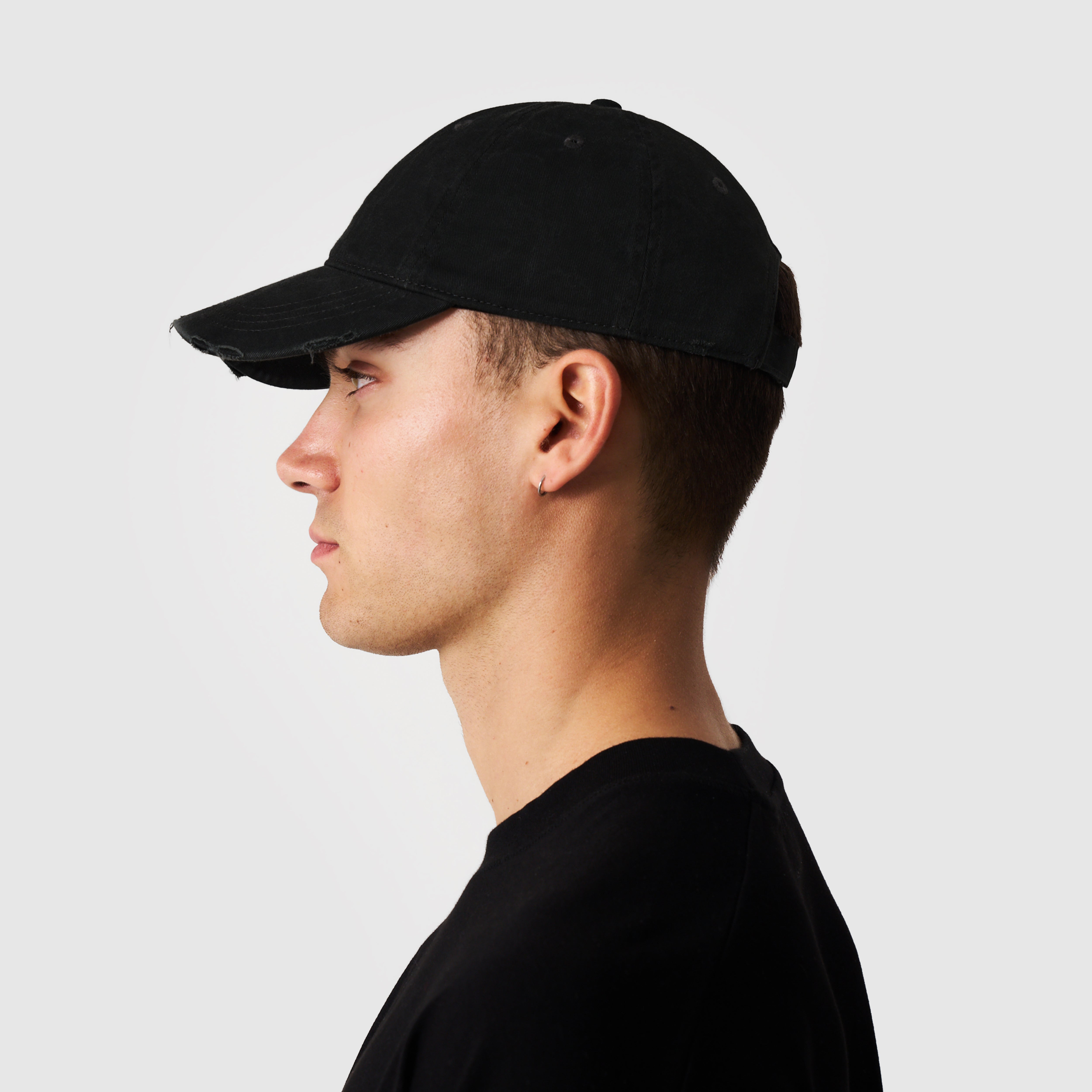 Distressed Cap (Black)