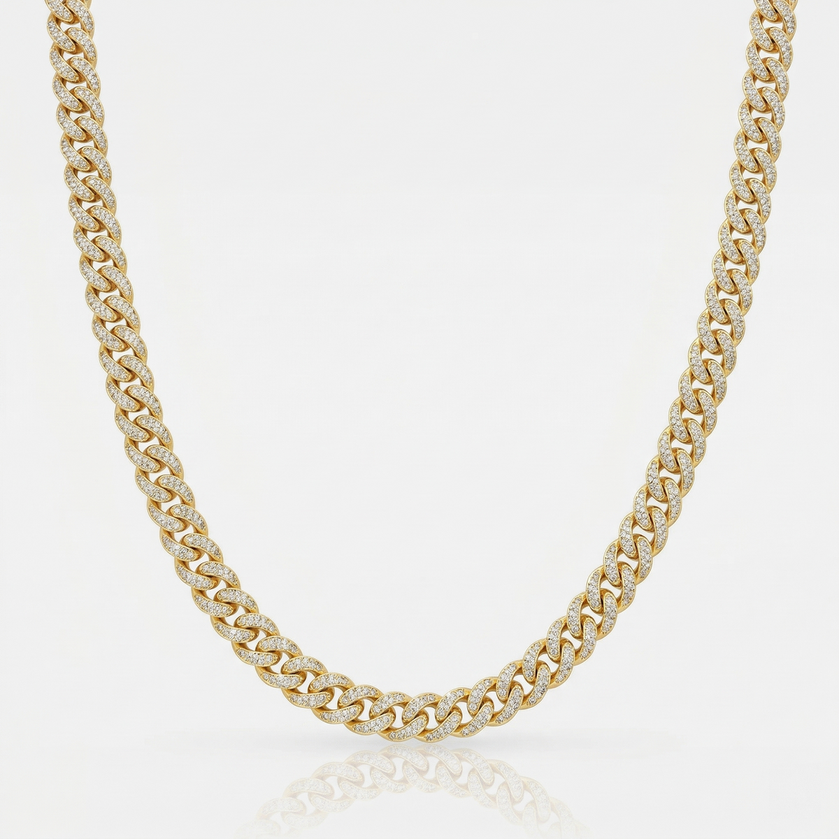 Iced Cuban Chain (Gold) 10mm